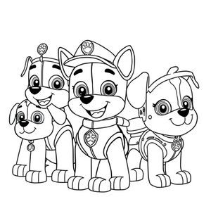 Libro para colorear Patrulla Canina