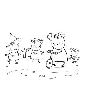 Libro para Colorear de Peppa Pig