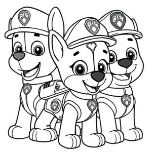 Libro para Colorear: Patrulla Canina en Acción