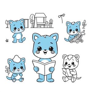 Libro para Colorear Bluey
