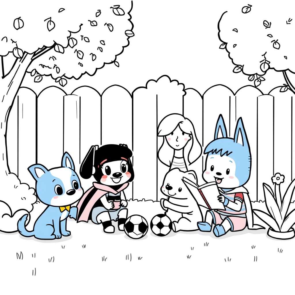 Libro de Colorear Bluey