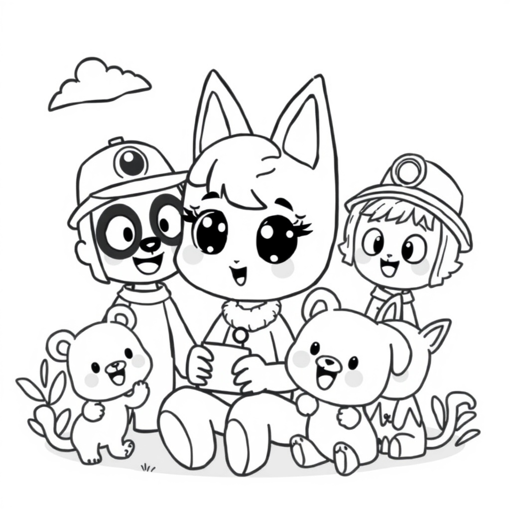 Libro para Colorear de Bluey