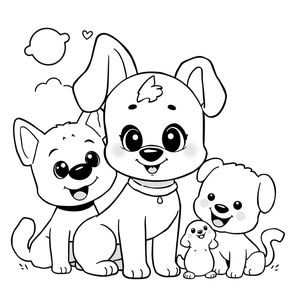 Libro para Colorear Bluey