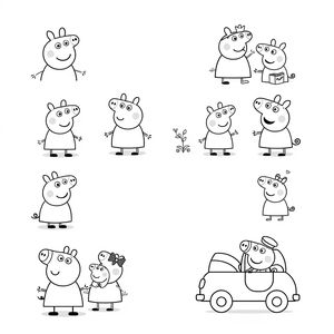 Libro de Colorear de Peppa Pig