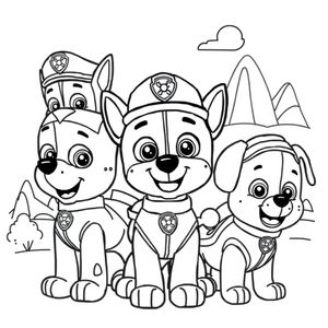 Libro para Colorear - Patrulla Canina