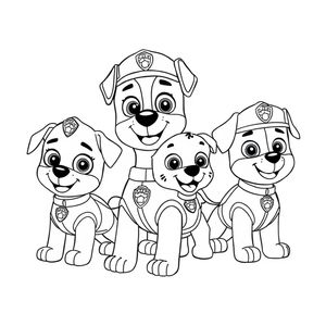 Libro para Colorear de Patrulla Canina