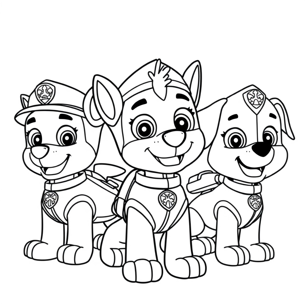 Libro para Colorear: ¡Patrulla Canina en Acción!