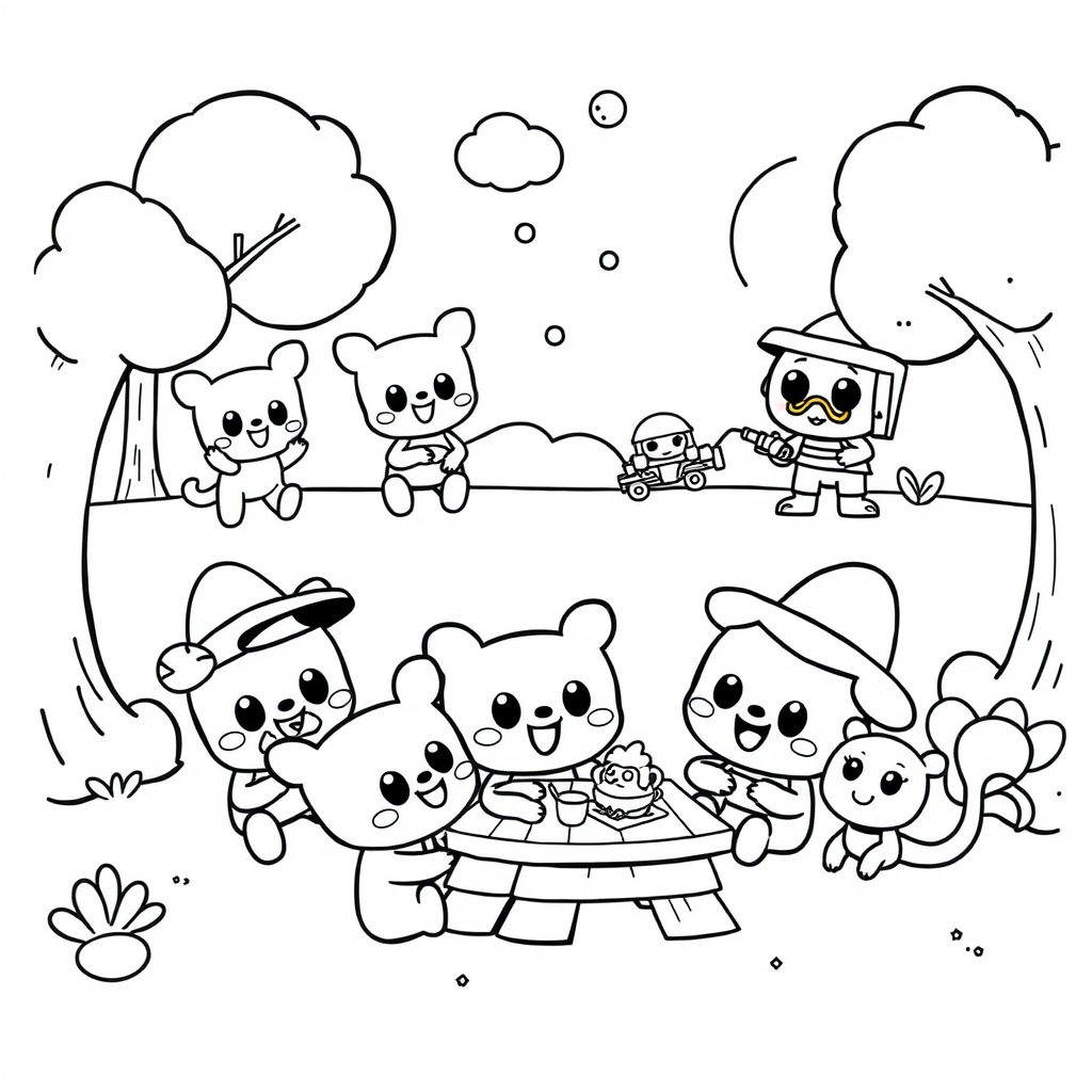 Libro de colorear de Bluey