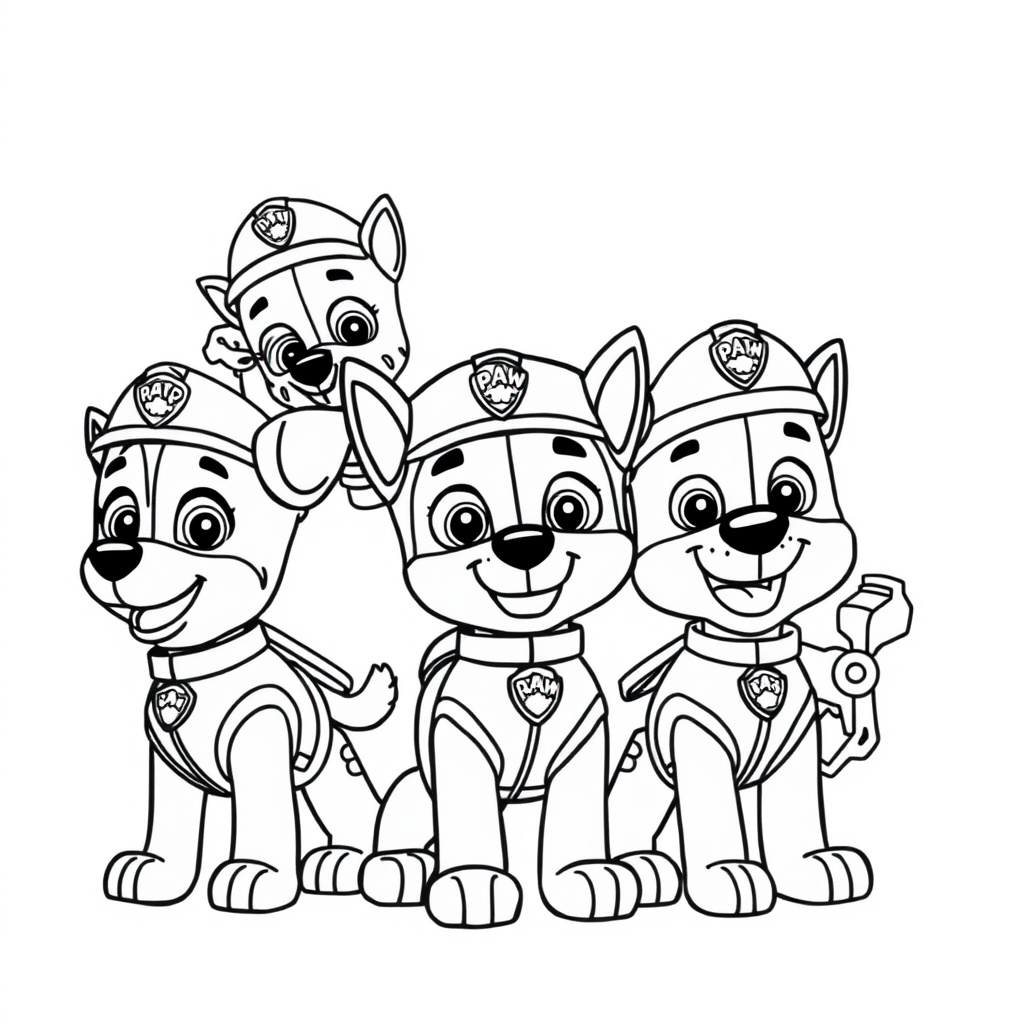 Libro para Colorear de PAW Patrol