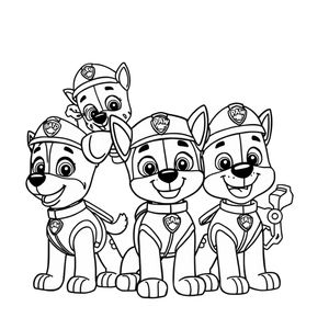 Libro para Colorear de PAW Patrol