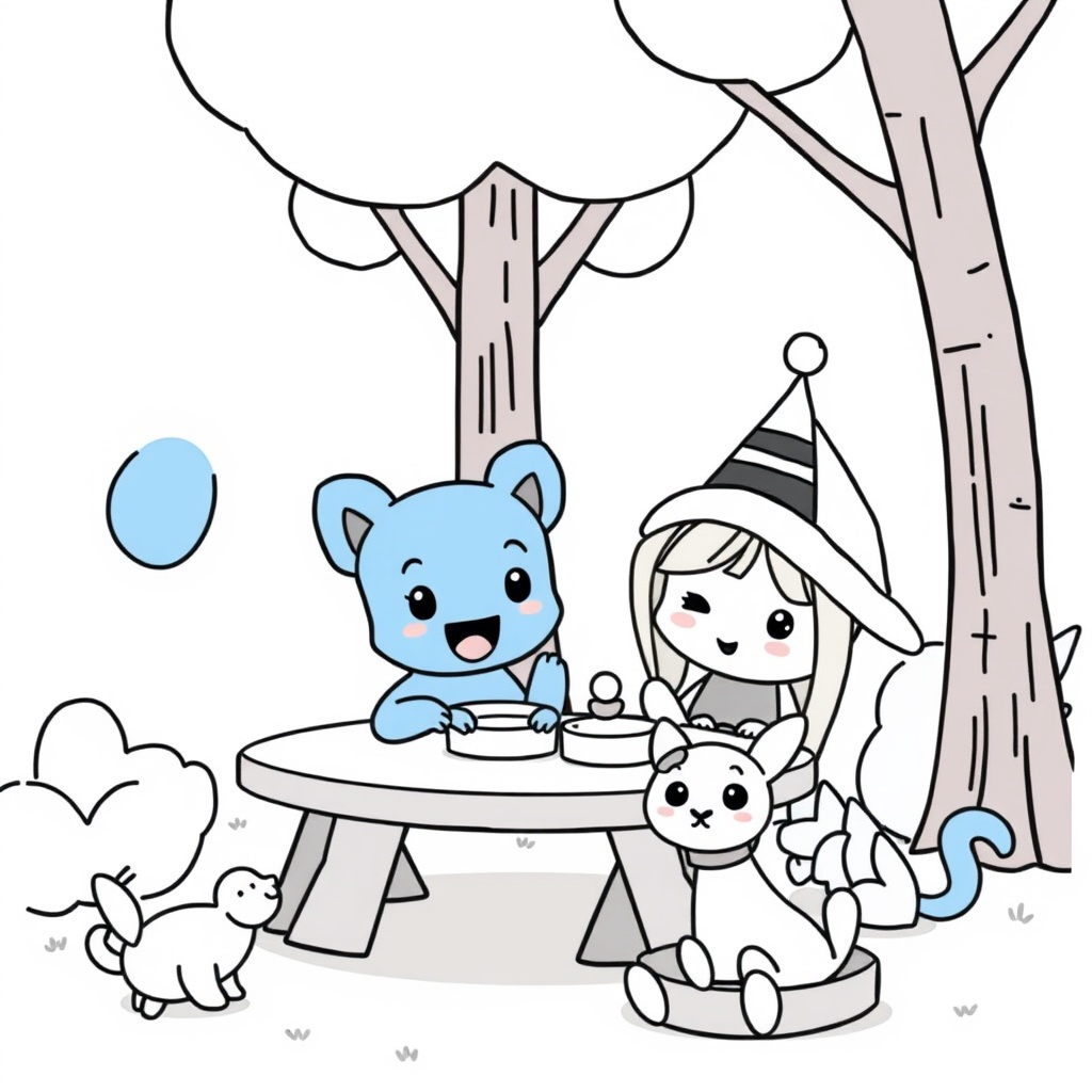 Libro de Colorear de Bluey