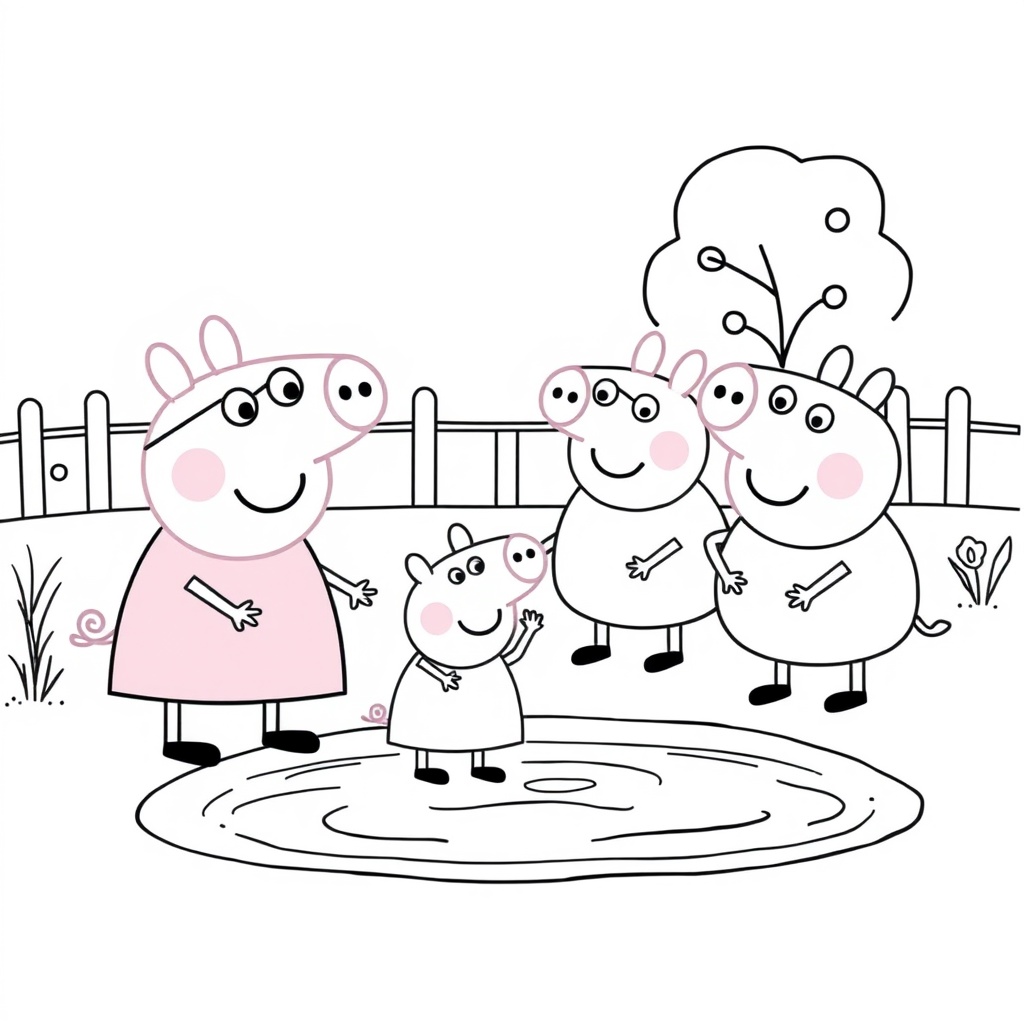 Kolorowanka Peppa Pig