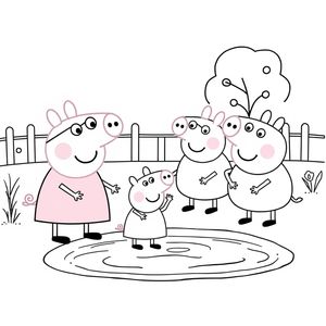 Kolorowanka Peppa Pig