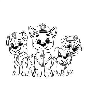 Libro de Colorear de La Patrulla Canina