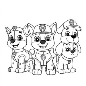 Libro para Colorear de PAW Patrol