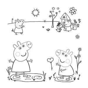 Aventuras de Peppa - Libro para Colorear