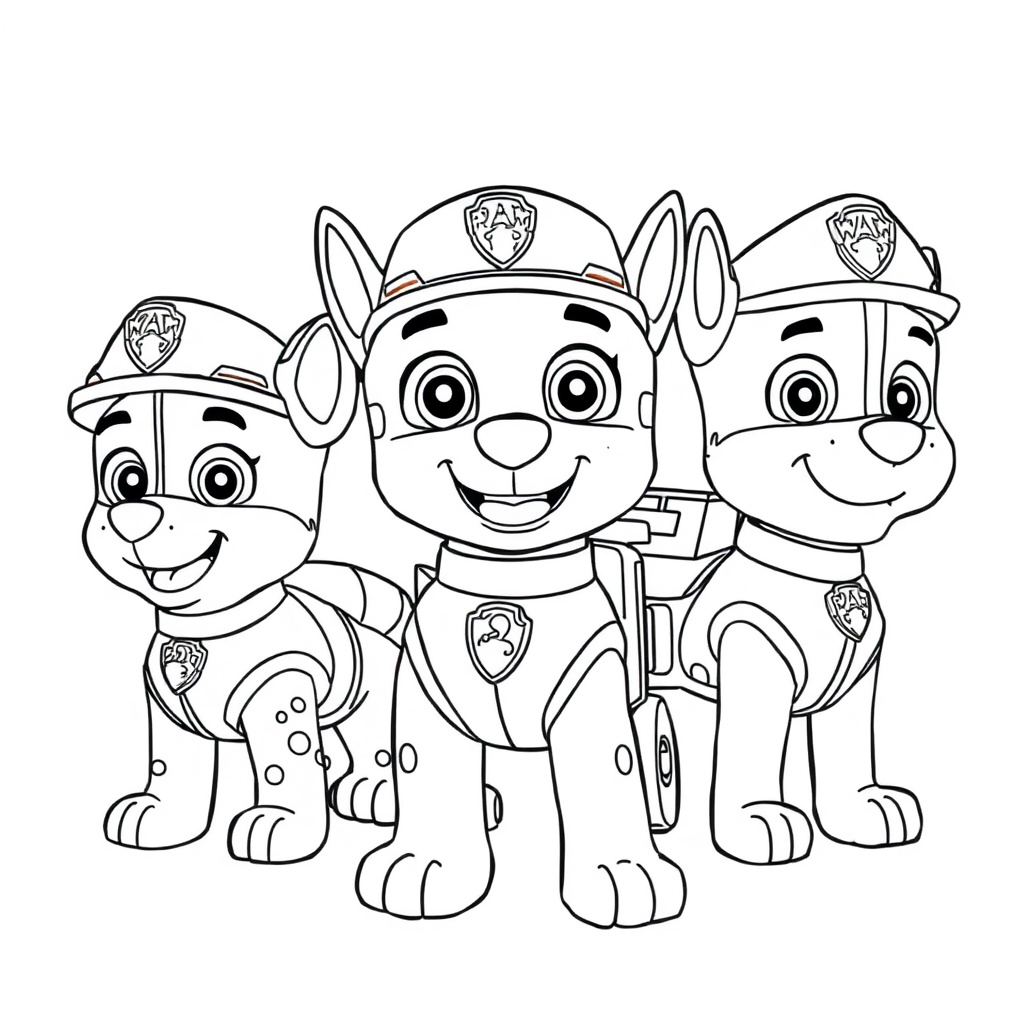 Libro para Colorear de PAW Patrol