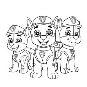 Libro para Colorear de PAW Patrol
