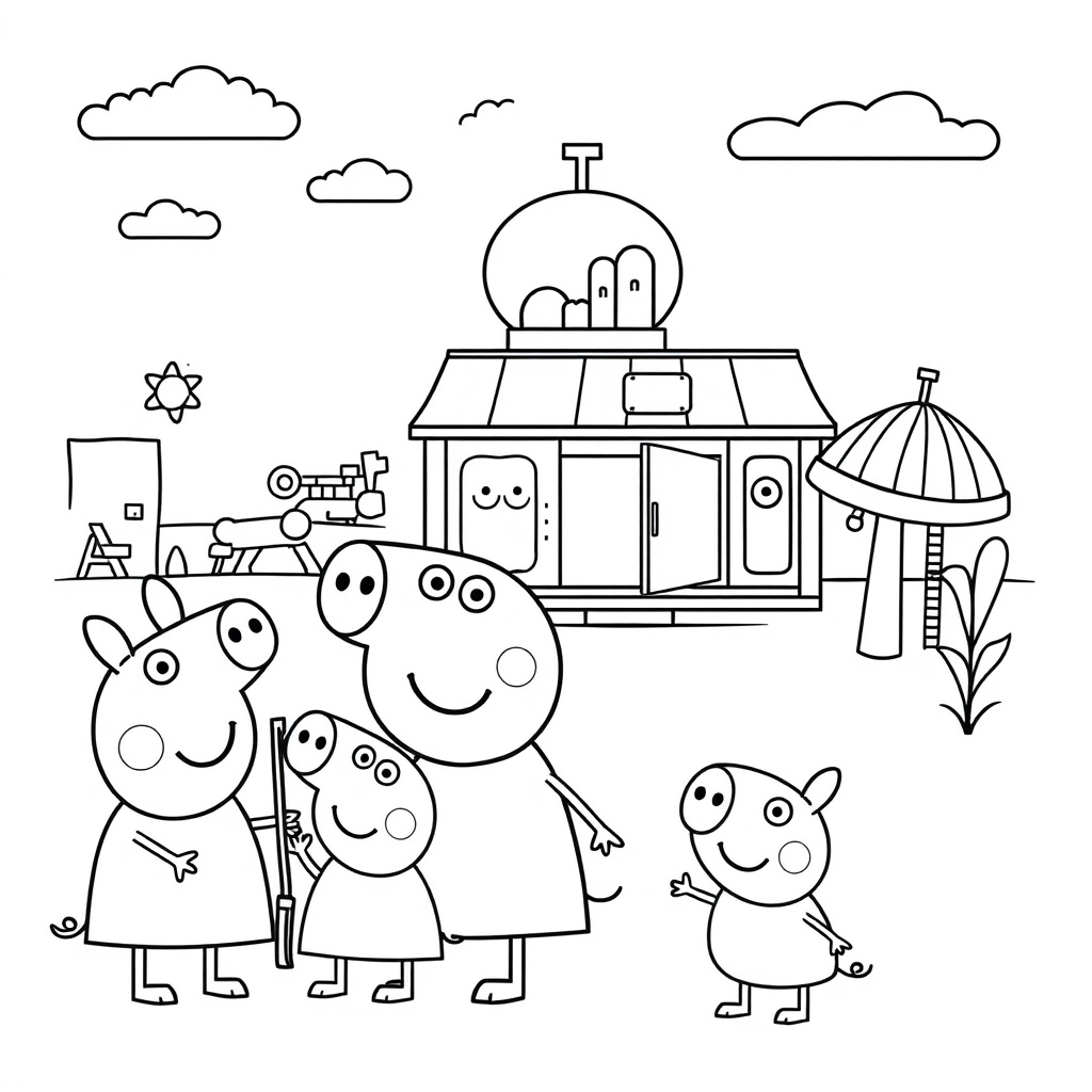 Libro para Colorear de Peppa Pig