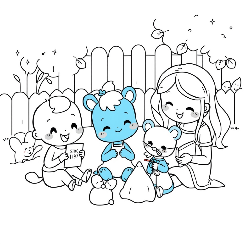 Bluey - Kolorowanka Przygód Rodziny