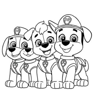 Libro para Colorear de La Patrulla Canina