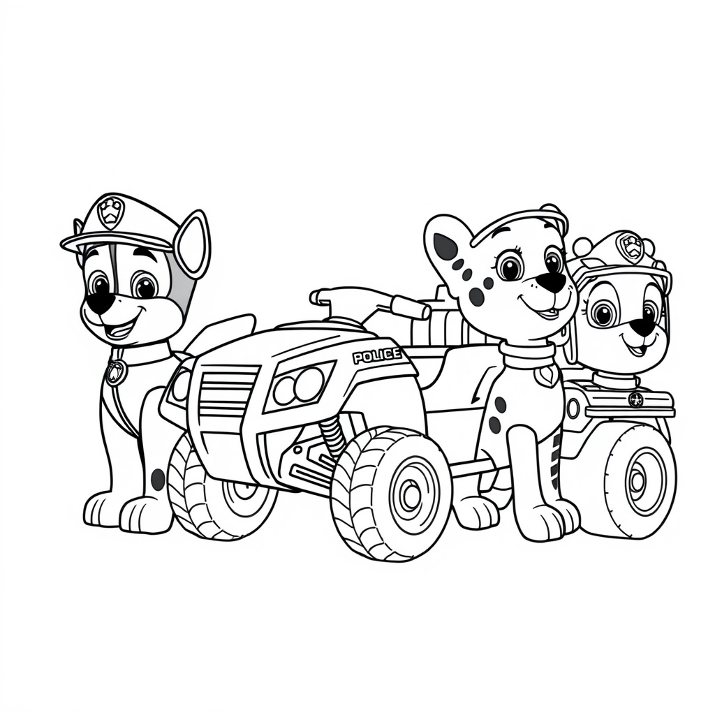 Libro para Colorear de PAW Patrol