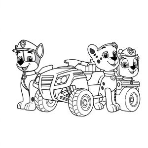 Libro para Colorear de PAW Patrol