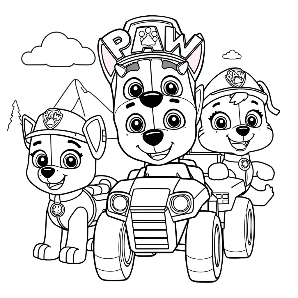 Libro de Colorear de PAW Patrol