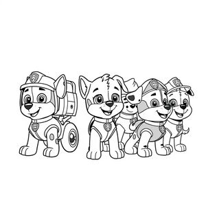 Libro de Colorear de Patrulla Canina