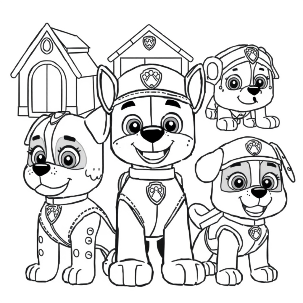 PAW Patrol - Libro para Colorear de Acción
