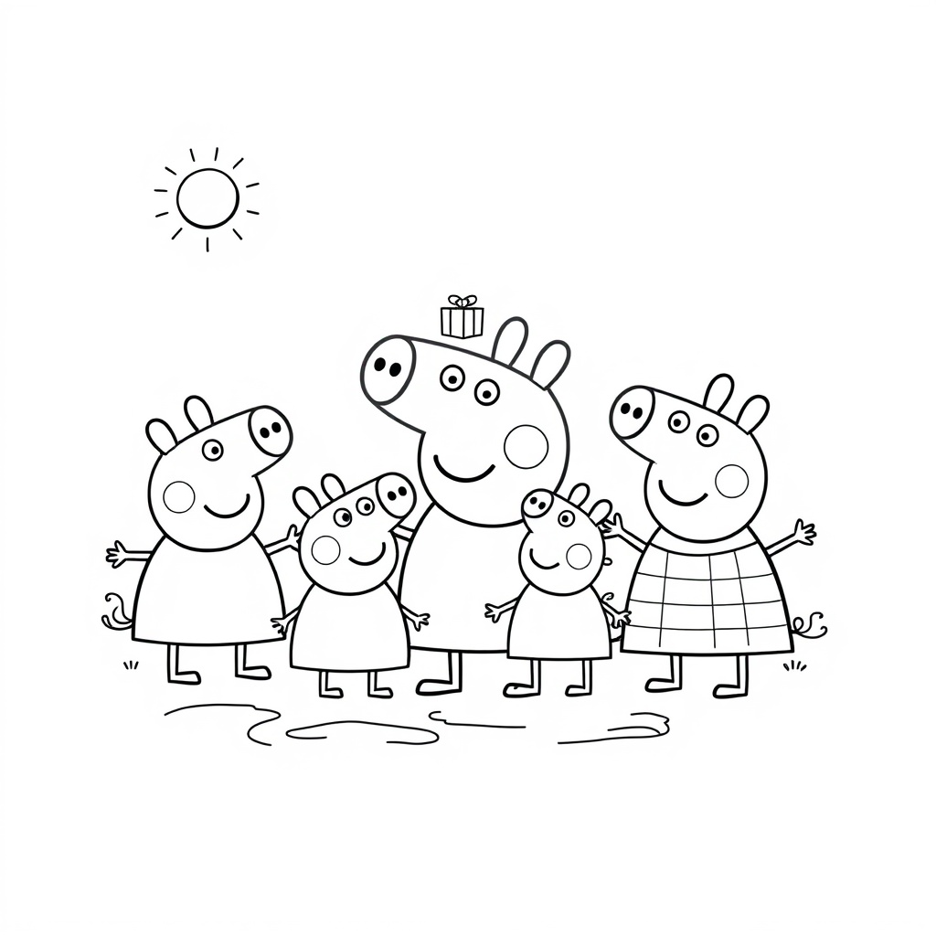 Libro para Colorear de Peppa Pig