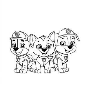 Libro para Colorear de La Patrulla Canina