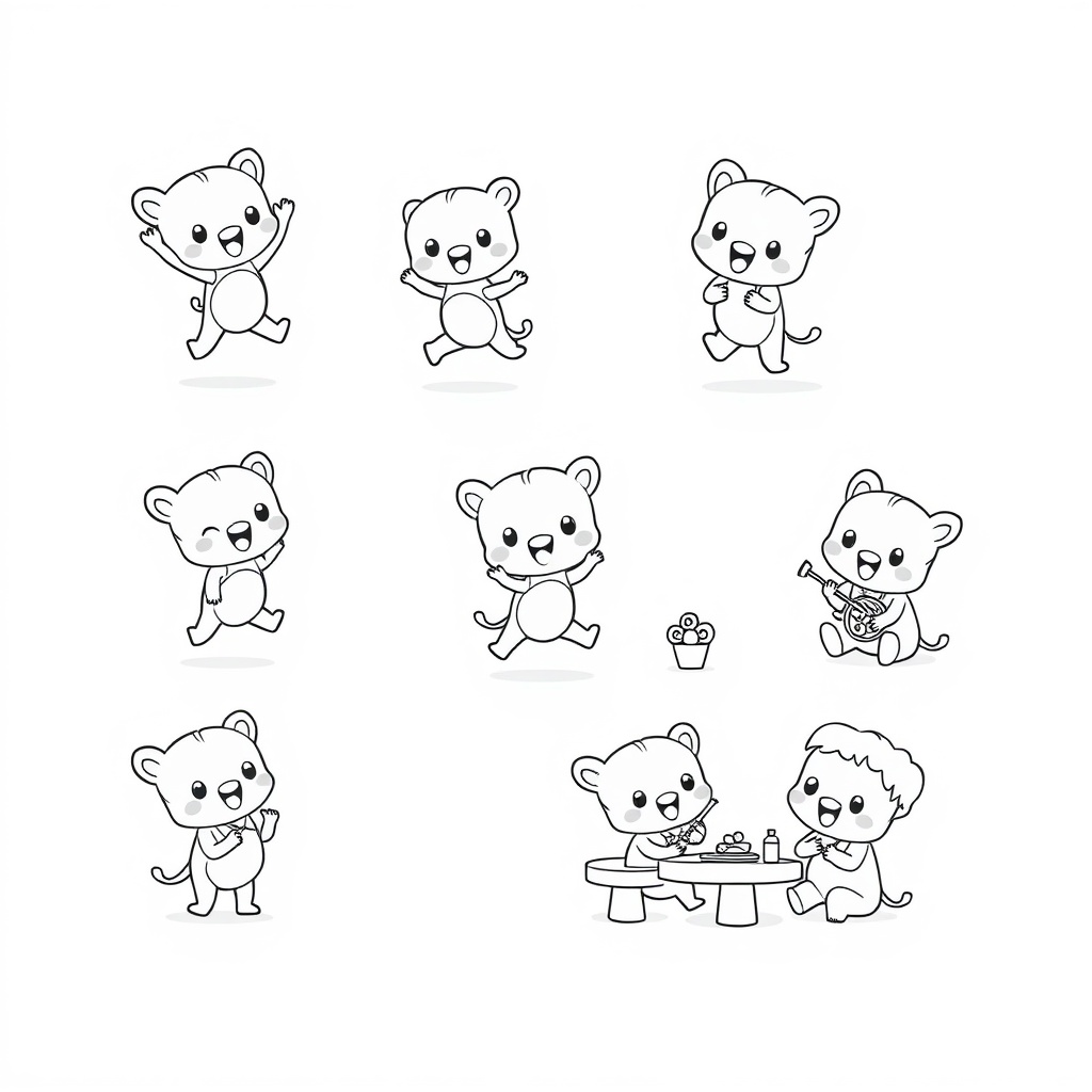 Libro para Colorear de Bluey