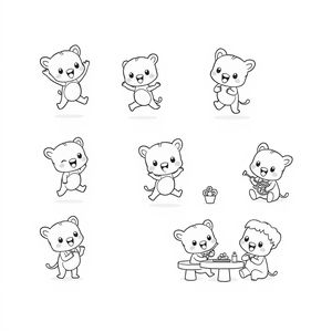 Libro para Colorear de Bluey