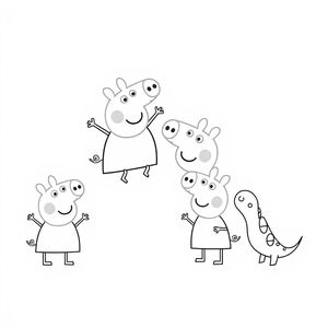 Libro para Colorear de Peppa Pig