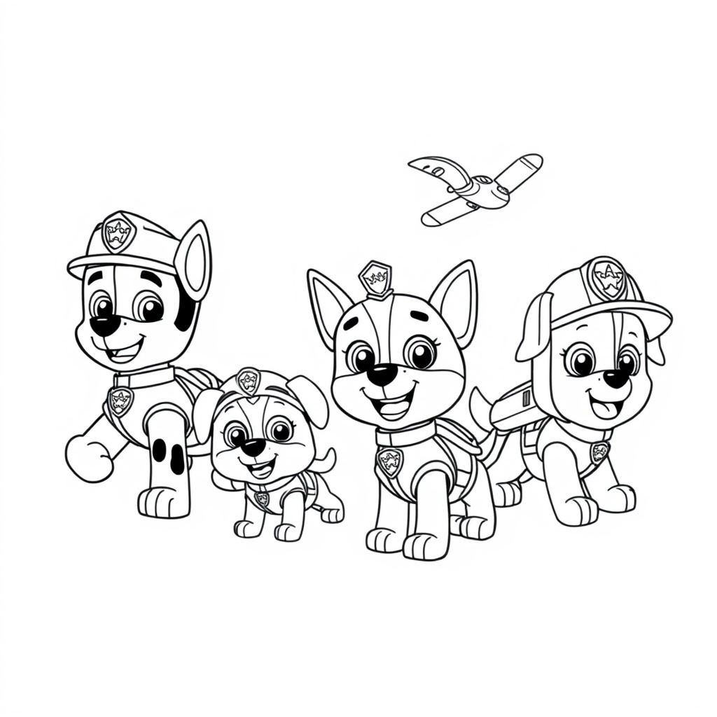 Psi Patrol: Kolorowanka z przygodami