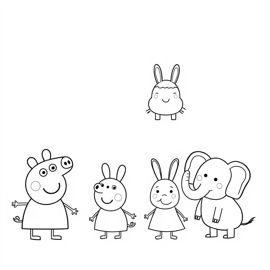 Libro de Colorear Peppa Pig