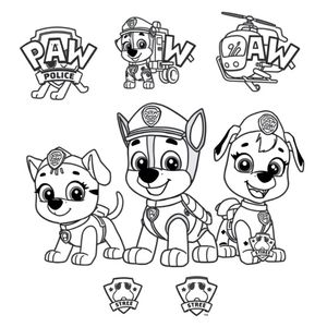 Patrulla Canina: Libro de colorear de aventuras