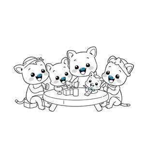 Libro para Colorear: Bluey