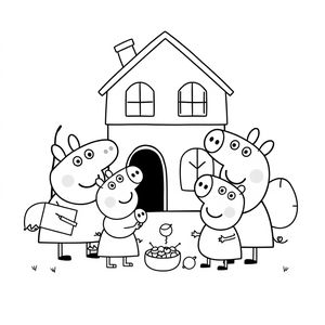 Libro para Colorear Peppa Pig