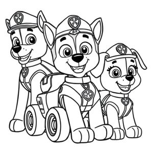 Libro para Colorear de Aventuras de la Patrulla Canina