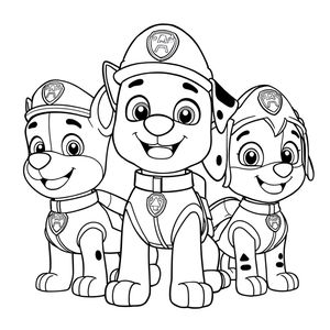 Libro para Colorear: Patrulla Canina