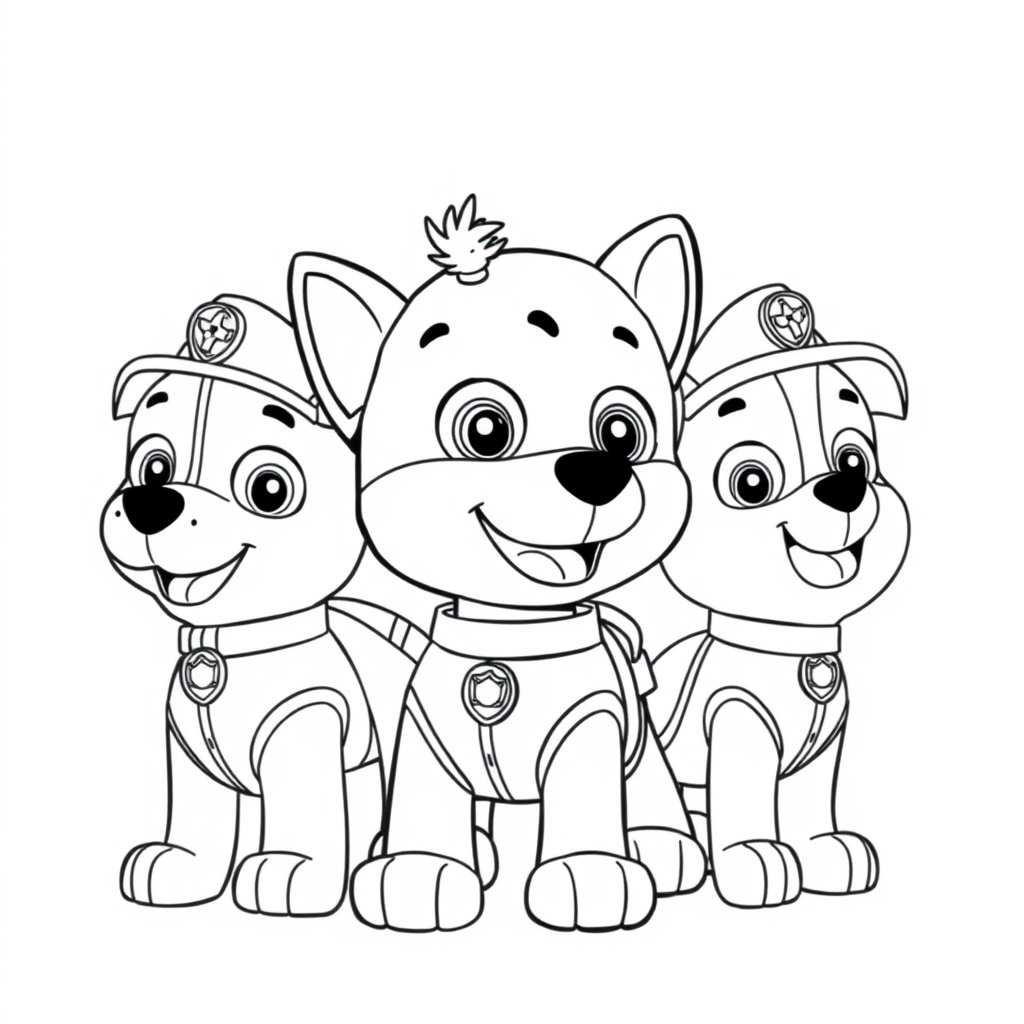 Libro para Colorear de PAW Patrol