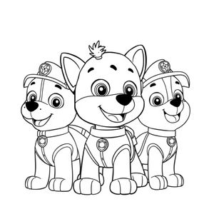 Libro para Colorear de PAW Patrol