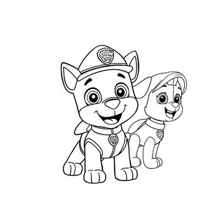 Libro para Colorear de Patrulla Canina