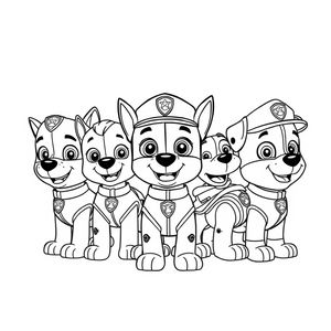 Libro de Colorear de La Patrulla Canina