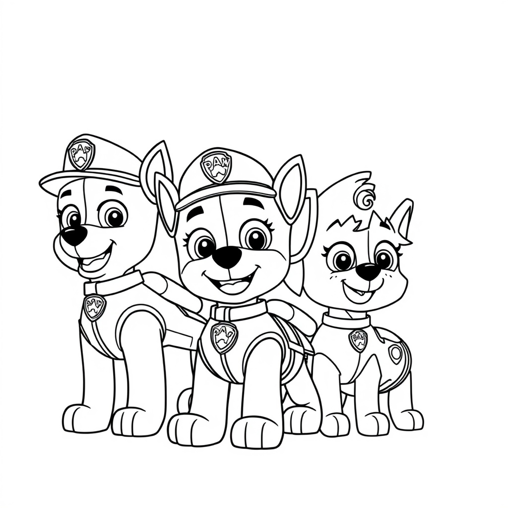 Libro de Colorear de Patrulla Canina