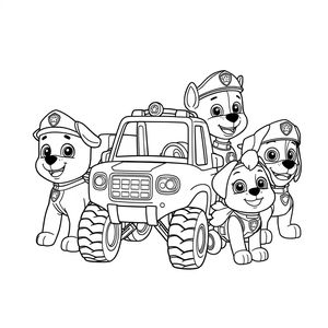 Libro para Colorear: Patrulla Canina