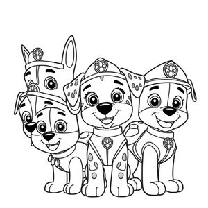 Libro de Colorear de La Patrulla Canina