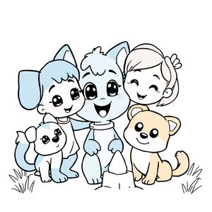 Libro para Colorear: Bluey y Amigos